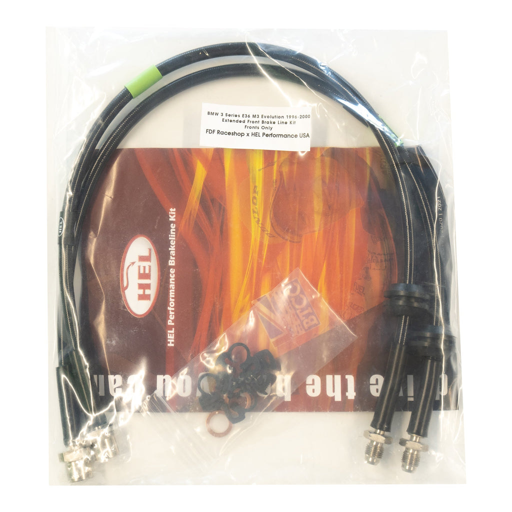 FDF RaceShop BMW 3 Series E36 M3 Evolution (1996-2000) Extended Front Brake Lines