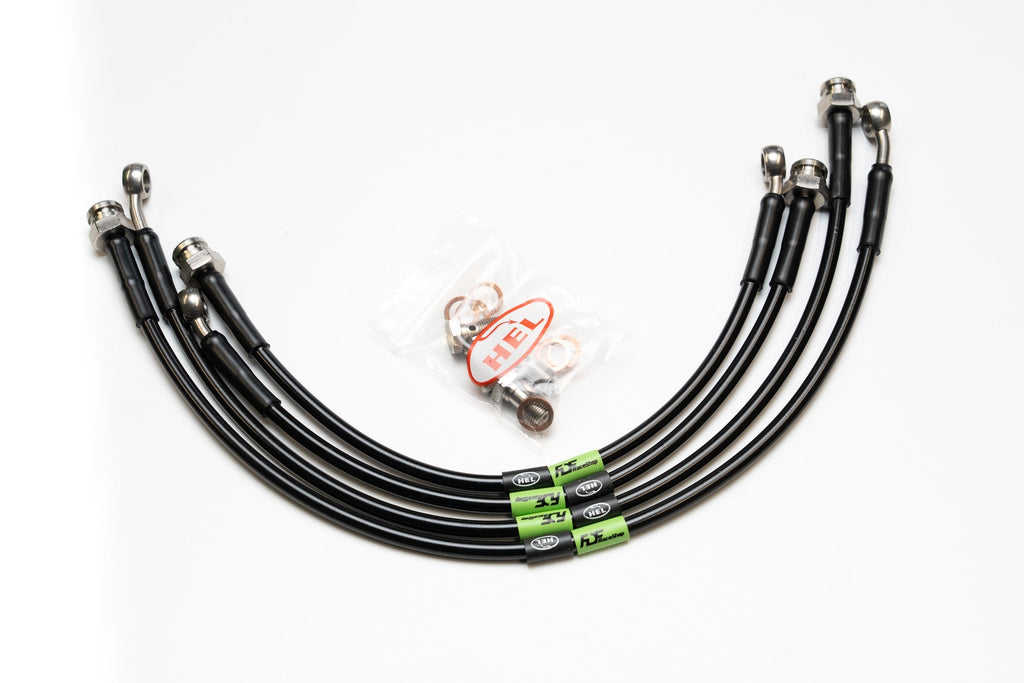 FDF RaceShop BMW E46 FDF EXTENDED FRONT + REAR BRAKE LINE KIT