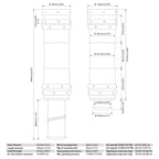 FDF RaceShop Nuke Performance - Air Jack 90 Competition Complete Set 2pc, 8 BAR / 120 PSI