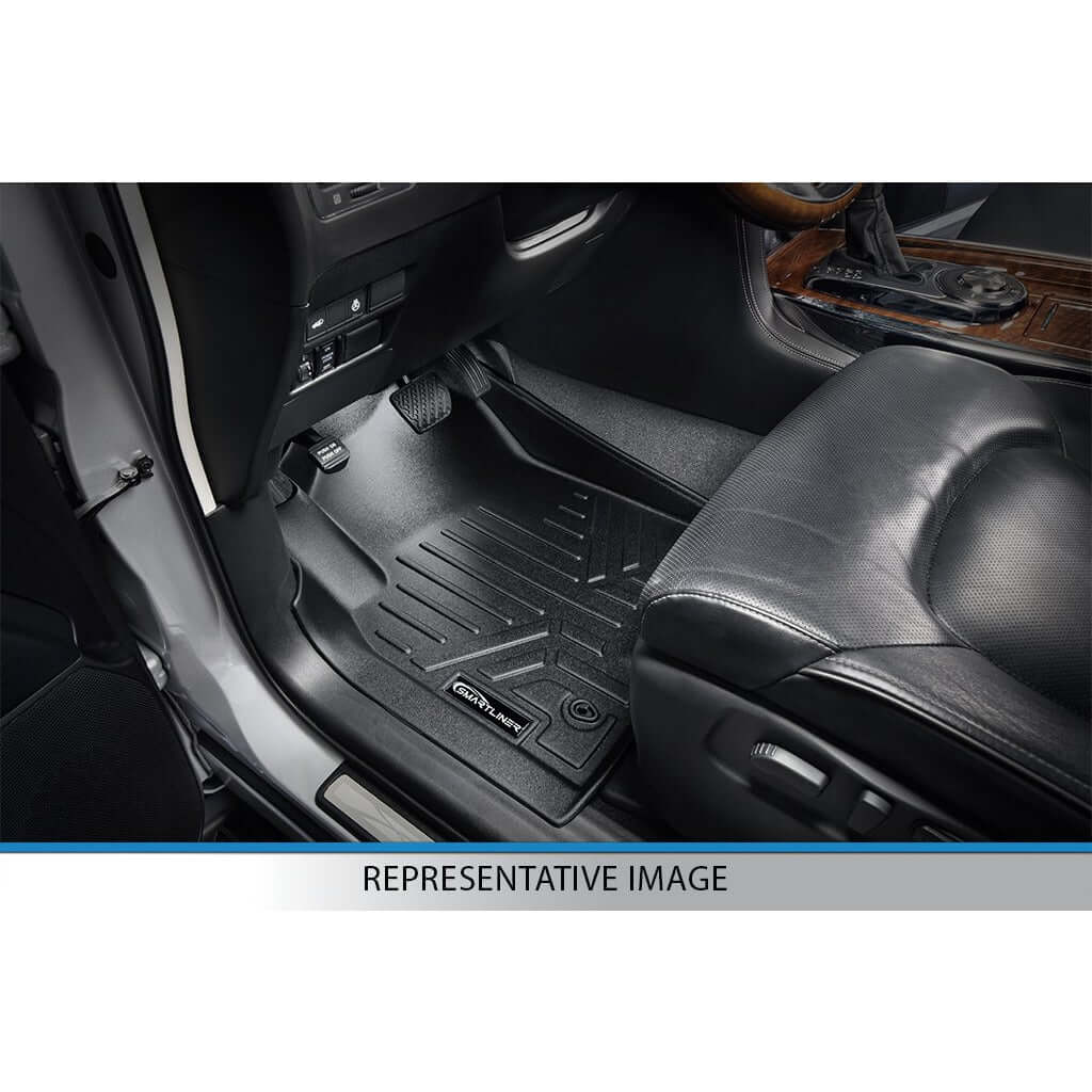 SMARTLINER Custom Fit Floor Liners For 2011-2012 Sienna (8 Passenger Model with Power Folding 3rd Row Seats)