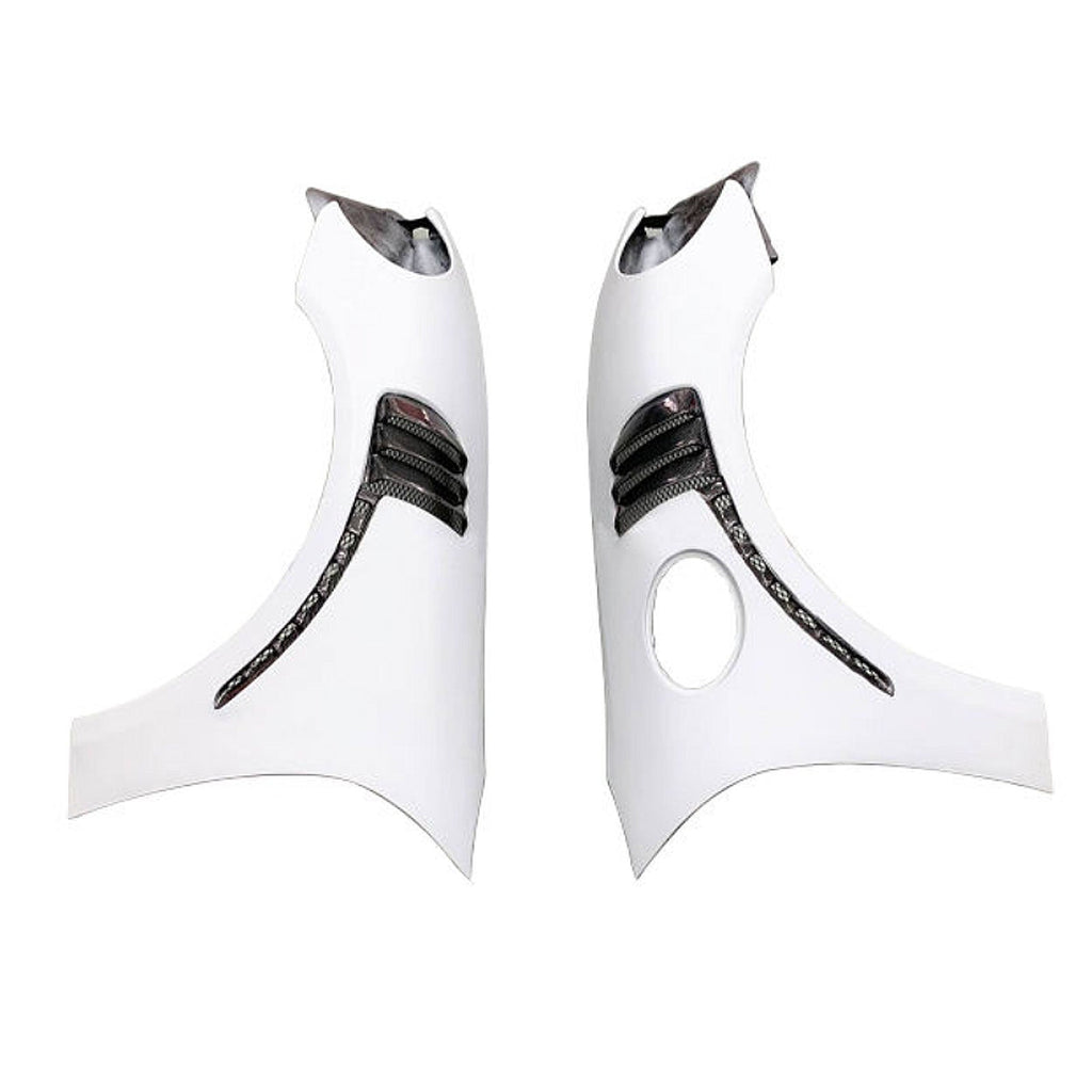 GT4 Style Carbon Fiber Front Fenders for Porsche Cayman Boxster 718 982 Fenders - Bull Boost Performance