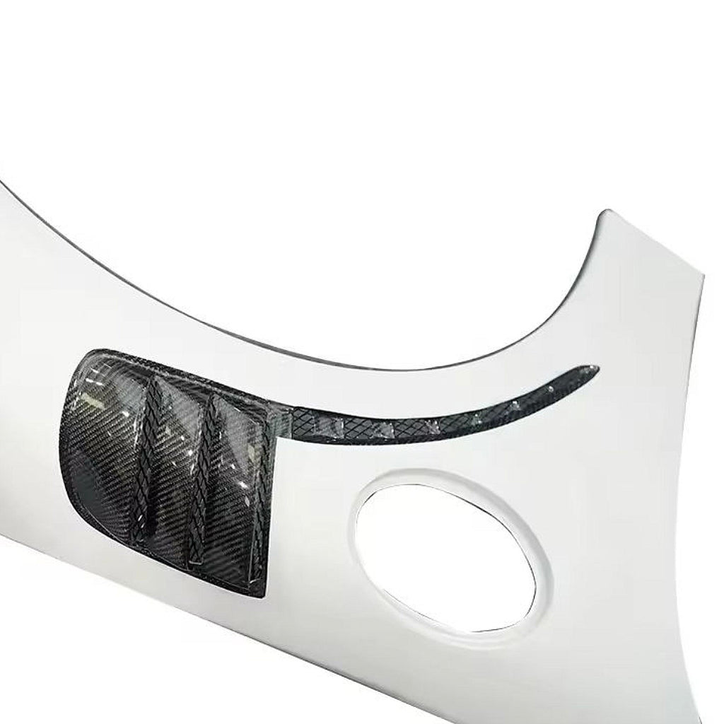 GT4 Style Carbon Fiber Front Fenders for Porsche Cayman Boxster 718 982 Fenders - Bull Boost Performance