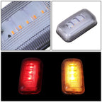15-19 Chevrolet Silverado 2500HD 3500HD Dually Fender Light Kit Clear