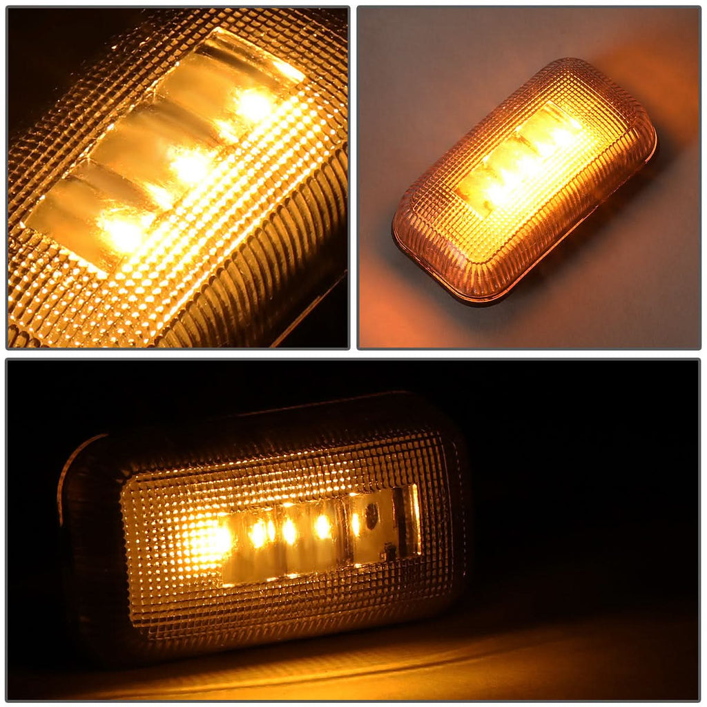 15-19 Chevy Silverado GMC Sierra 2500HD 3500HD Dually Fender Lights Smoked