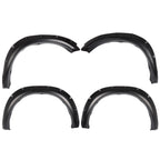 2009-2018 Dodge Ram Pocket Rivet Style Black Fender Flares PP Smooth