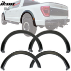 2021-2024 Ford F1-50 Fender Flares R Style Grey PP Injection