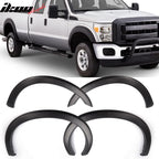 1999-2007 Ford F250 F350 Superduty Black Fender Flares PP