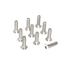 ZSPEC M8-1.25x30mm Flat-Head FHSC Fasteners, Stainless, 10-Pack