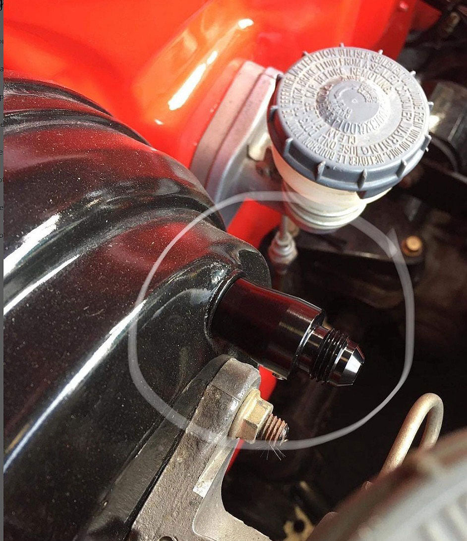 Brake Booster Vacuum Adapter Fitting AN6 For Honda Civic Acura Integra EG EK 92-00 - Bull Boost Performance