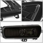 15-17 Ford Focus 4-Dr LED DRL Fog Lights w/ Bezel Black/Smoke