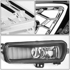15-17 Ford Focus LED DRL Fog Lights w/ Chrome Bezel (4-DR Only)