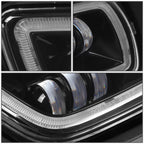 2008-2017 Freightliner Cascadia Black Fog Lights
