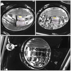 2003-2017 Volvo VN VNL VNM VNX LED Fog Lights - Black