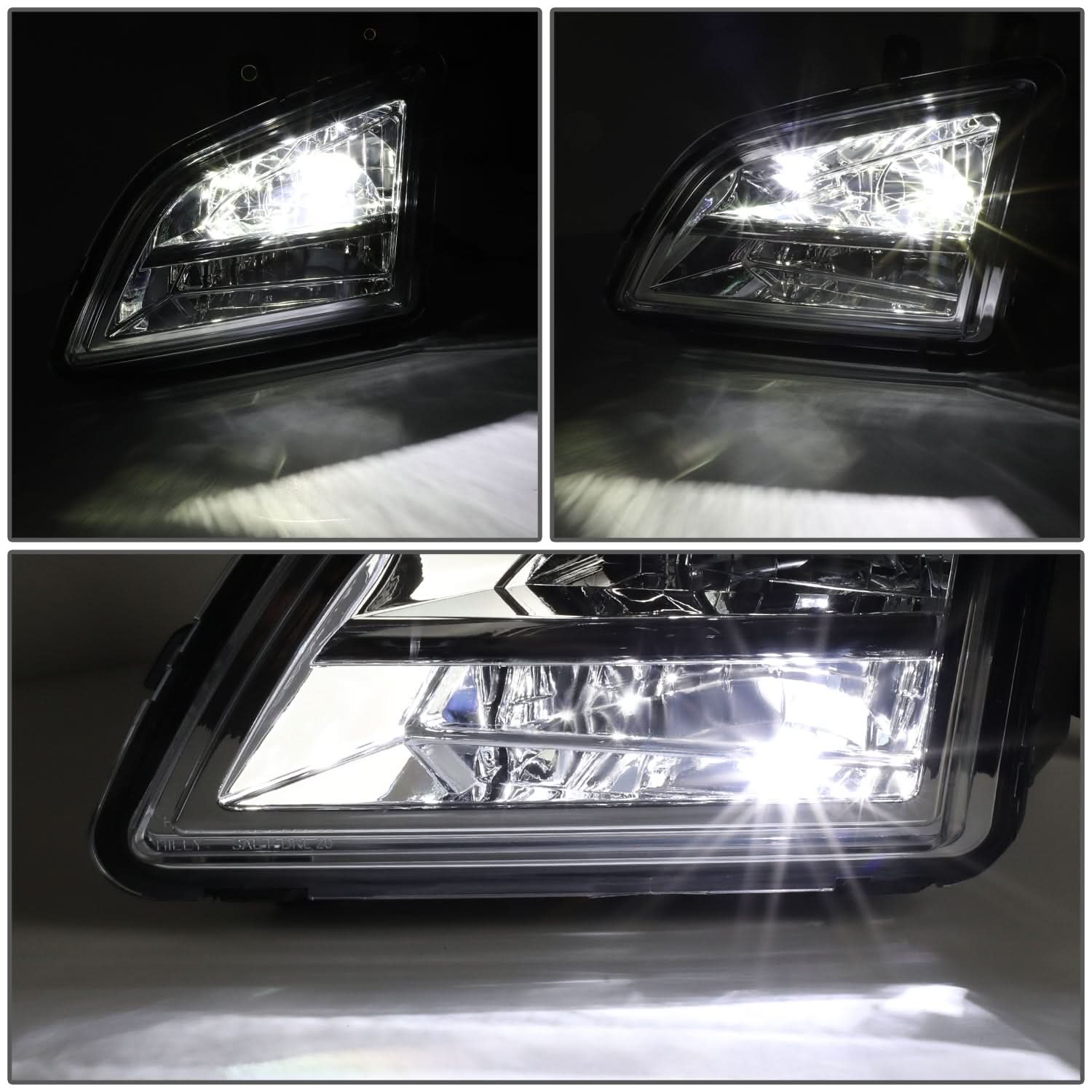 2018-2022 Volvo VNL Full LED Chrome Fog Lights