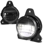 2018-2020 Volvo VNR Full LED Black Fog Lights - Reflector