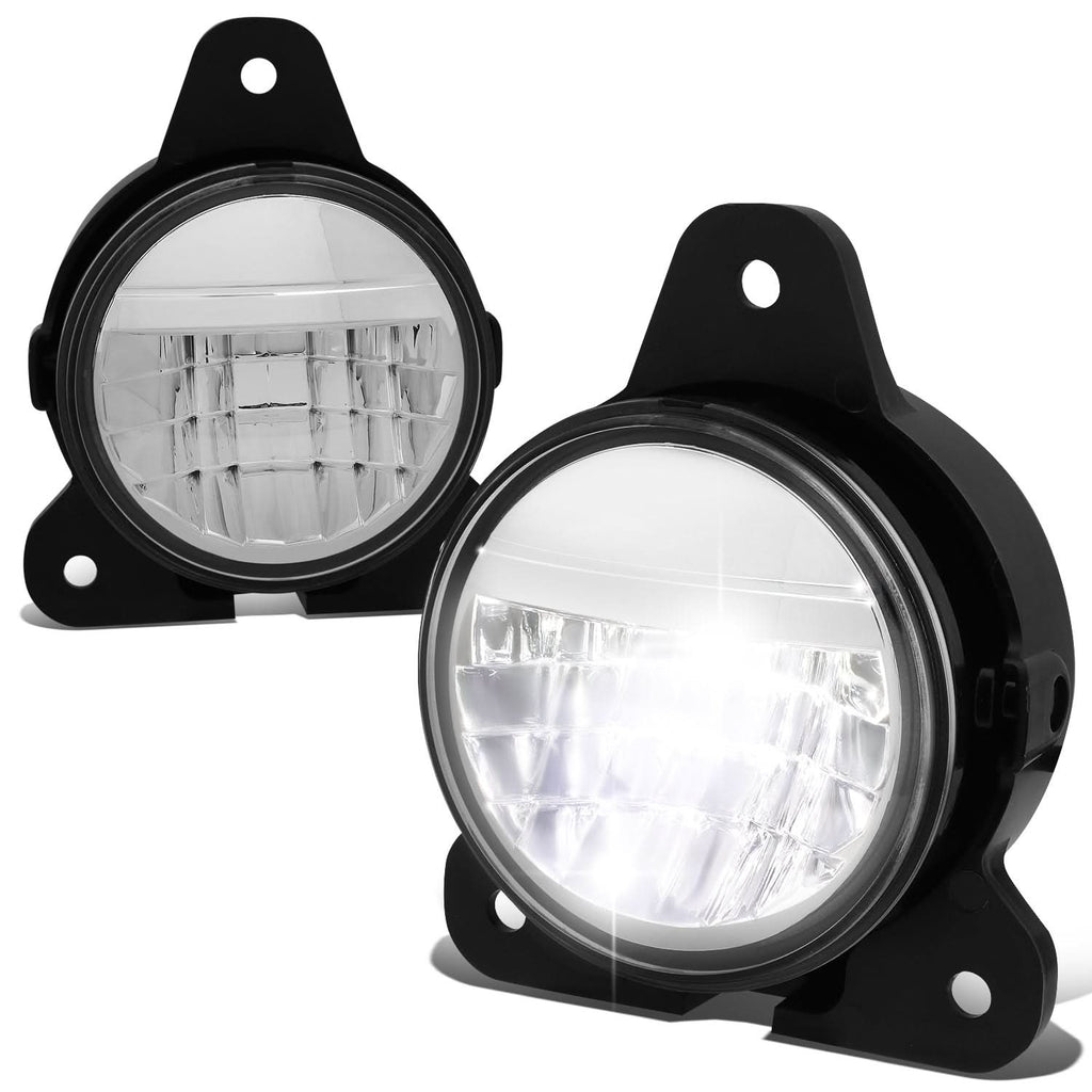 18-20 Volvo VNR Full LED Chrome Fog Lights - Reflector