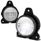 18-20 Volvo VNR Full LED Chrome Fog Lights - Reflector