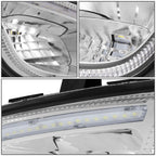 2018-2022 Freightliner Cascadia 3D Full LED Chrome Fog Lights