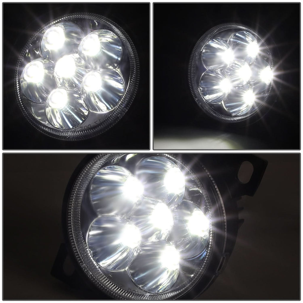 08-20 Kenworth T660 / Peterbilt 579 587 Full LED Fog Lights Chrome