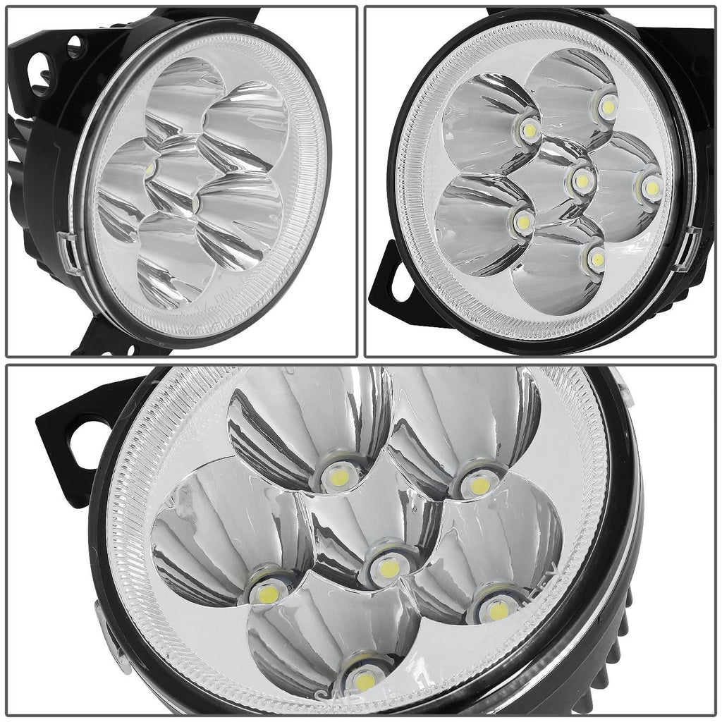 08-20 Kenworth T660 / Peterbilt 579 587 Full LED Fog Lights Chrome