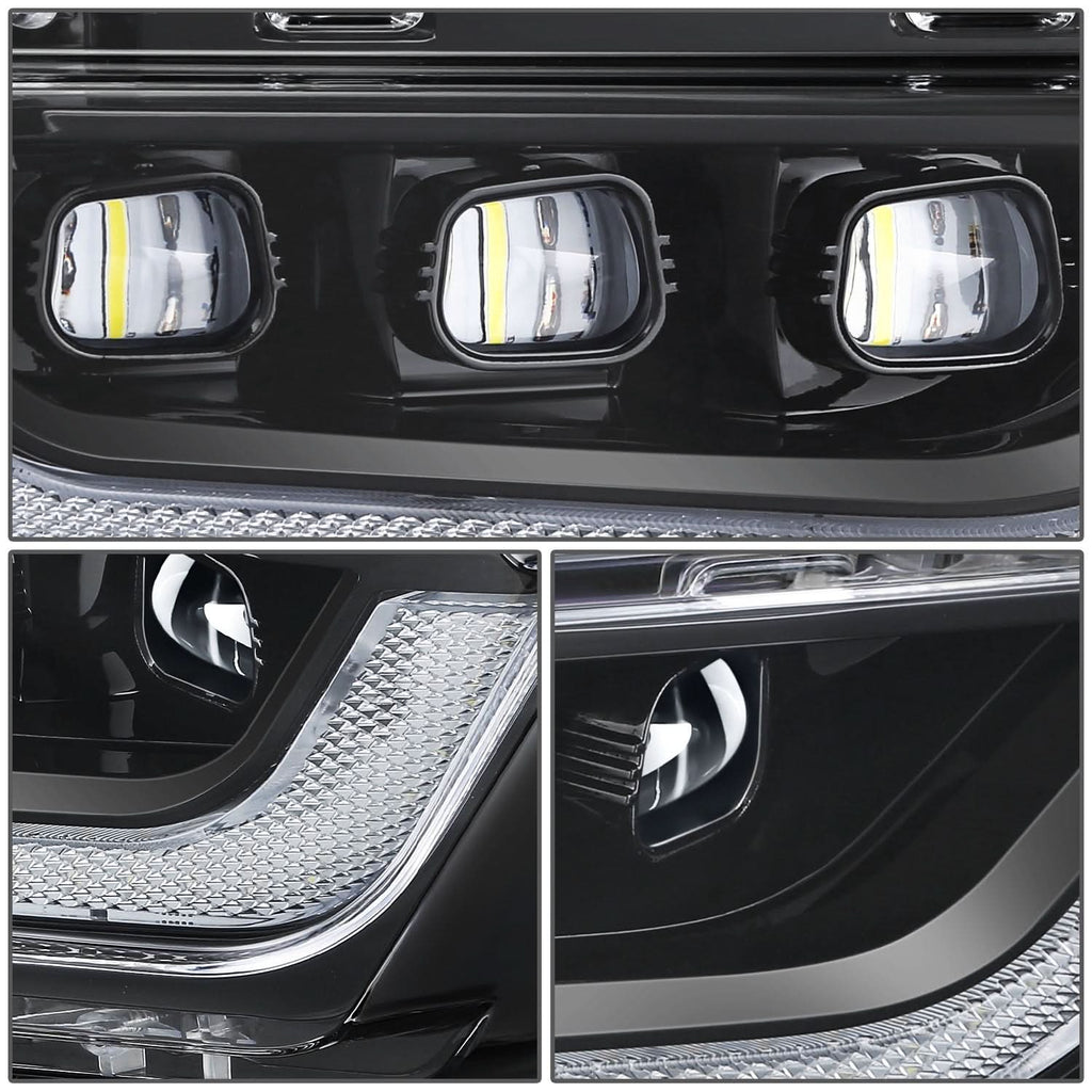 2021-2023 Ford F-150 LED Projector Fog Lights Black