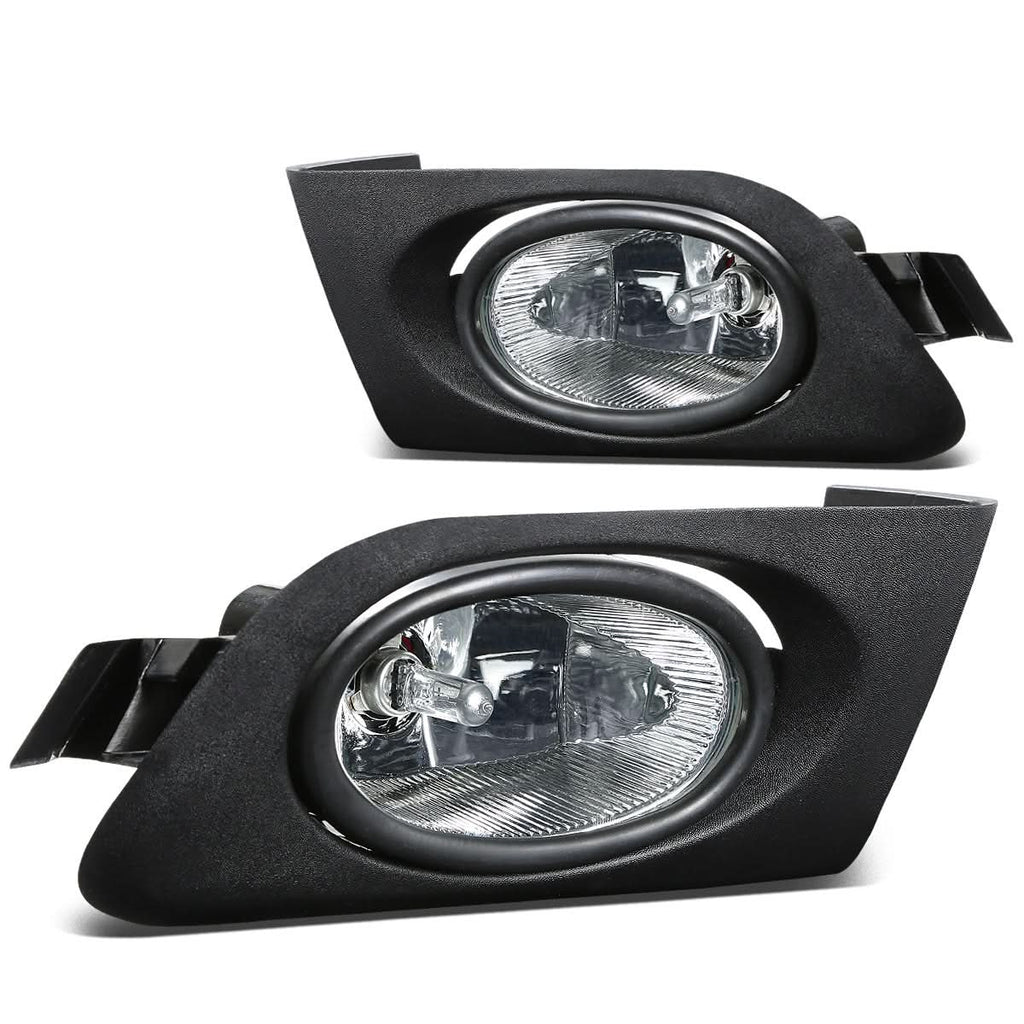 2001-2003 Honda Civic Fog Lights with Switch Clear H11 Bulb