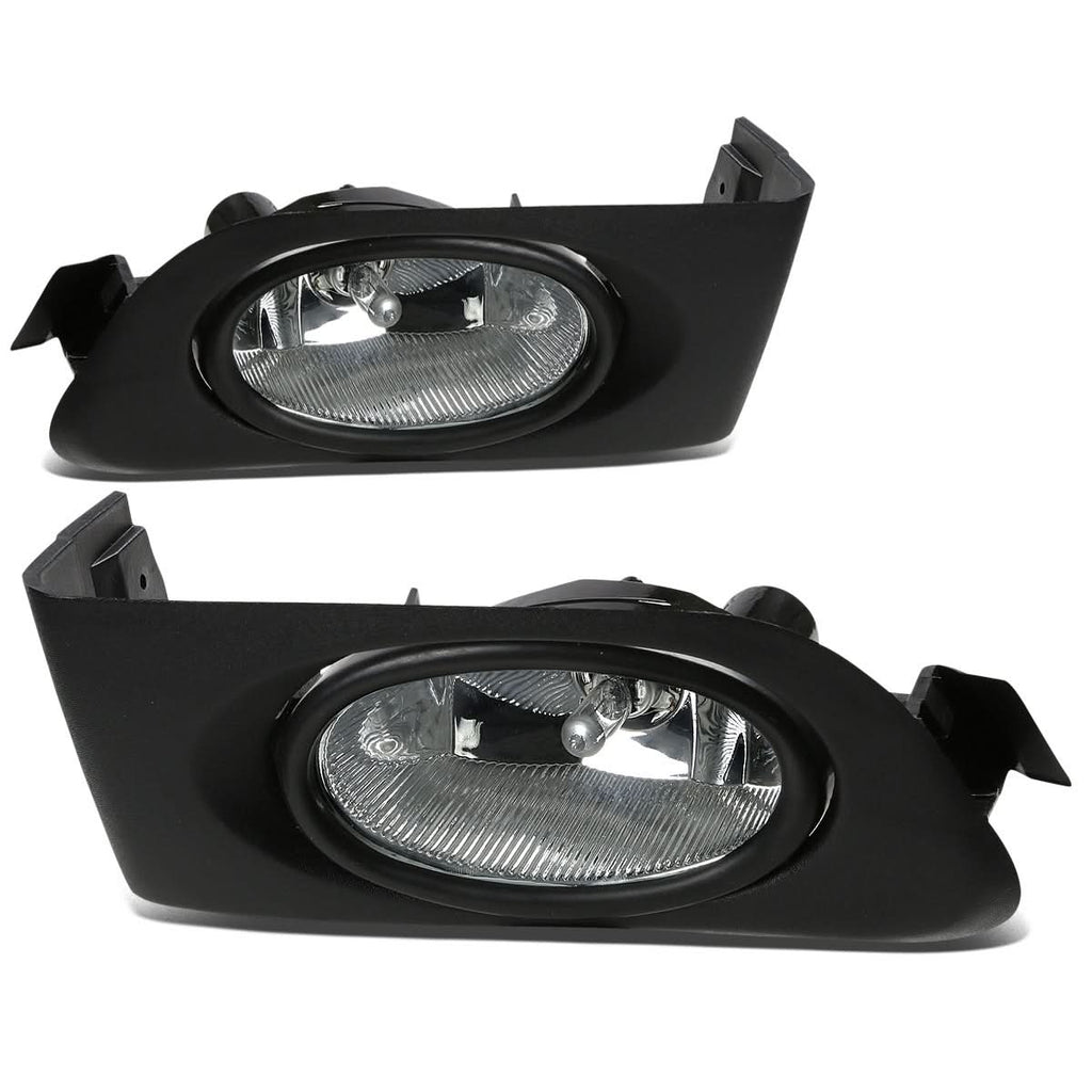 2001-2003 Honda Civic Fog Lights with Switch Clear H11 Bulb