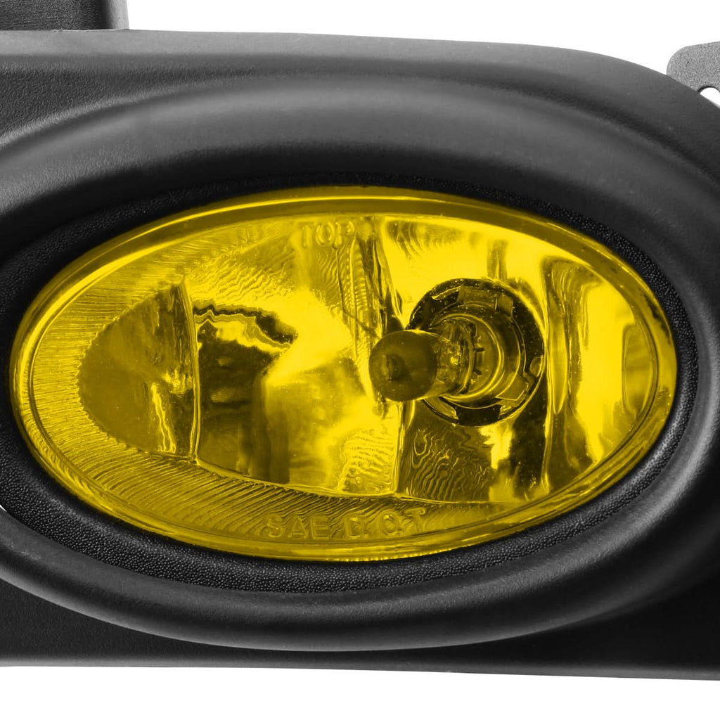 06-08 Honda Civic 4-Door Fog Lights w/ Switch & H11 Bulb - Amber