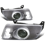 92-95 Honda Civic Fog Lights w/ Switch & H3 Bulb - Smoke