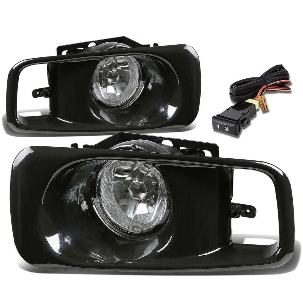 99-00 Honda Civic Fog Lights with Switch & H2 Bulb - Clear