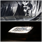 2012-2016 Hyundai Veloster LED DRL Fog Lights with Switch - Smoke