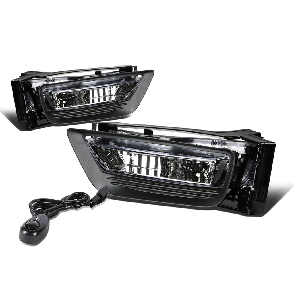 13-14 Honda Accord 4-Door Fog Lights w/ Switch H11 Bulb Clear
