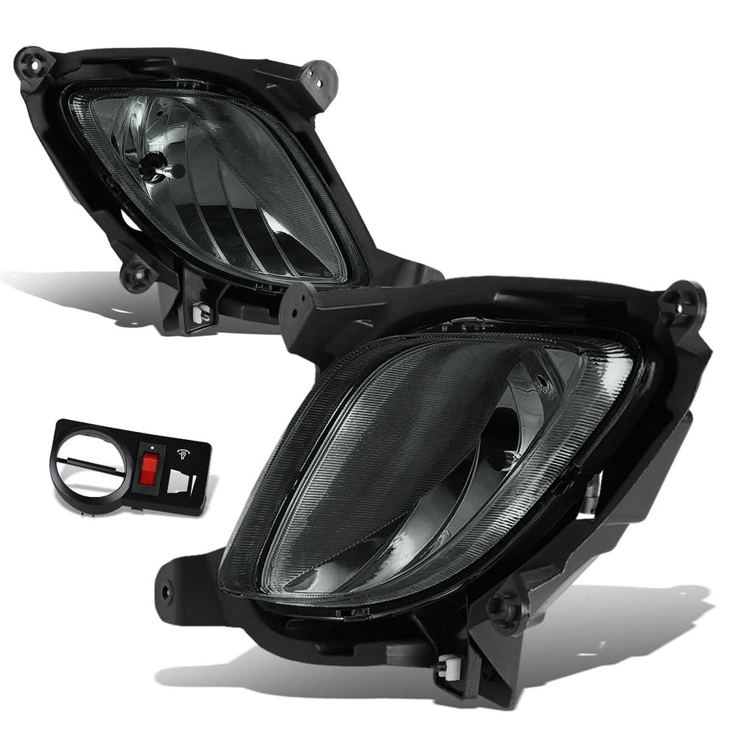 2010-2012 Hyundai Genesis Coupe Fog Lights w/Switch - Smoke