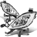 2011-2013 Hyundai Elantra Fog Lights with Switch - Clear 881 Bulb