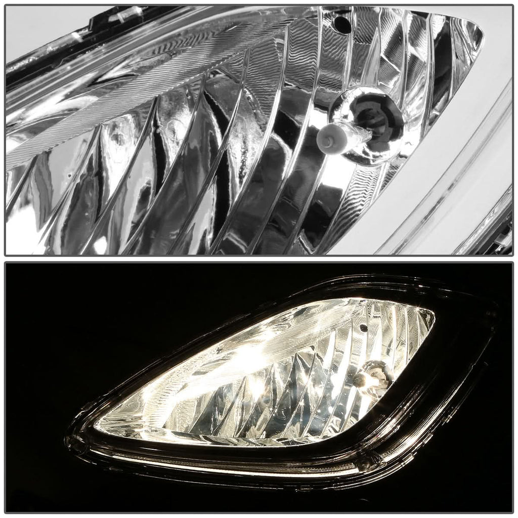 2011-2013 Hyundai Elantra Fog Lights with Switch - Clear 881 Bulb