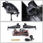 2011-2013 Hyundai Elantra Smoke Fog Lights with Switch & 881 Bulb