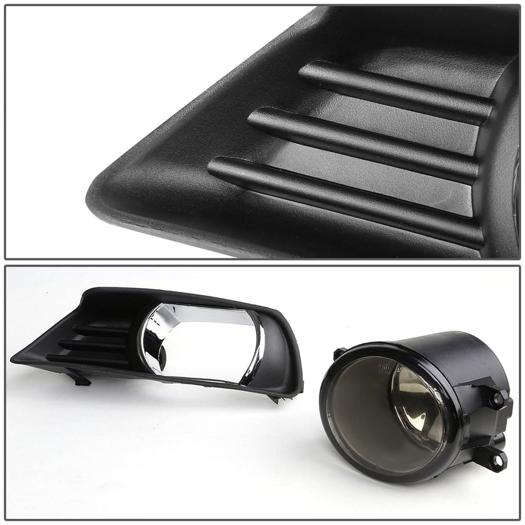 07-09 Toyota Camry Fog Lights w/ Switch H11 Bulb Smoke