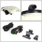 02-08 Toyota Camry Corolla Solara Fog Lights w/ Switch Smoke