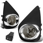 15-16 Toyota Yaris Hatchback Fog Lights w/ Switch H16 Bulb Smoke