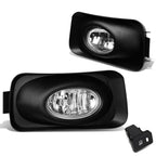 04-05 Acura TSX Fog Lights with Switch & Bezel Chrome Clear