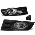 06-07 Honda Accord Coupe Fog Lights with Switch & Bezel - Chrome/Clear