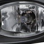 06-07 Honda Accord Coupe Fog Lights with Switch & Bezel - Chrome/Clear