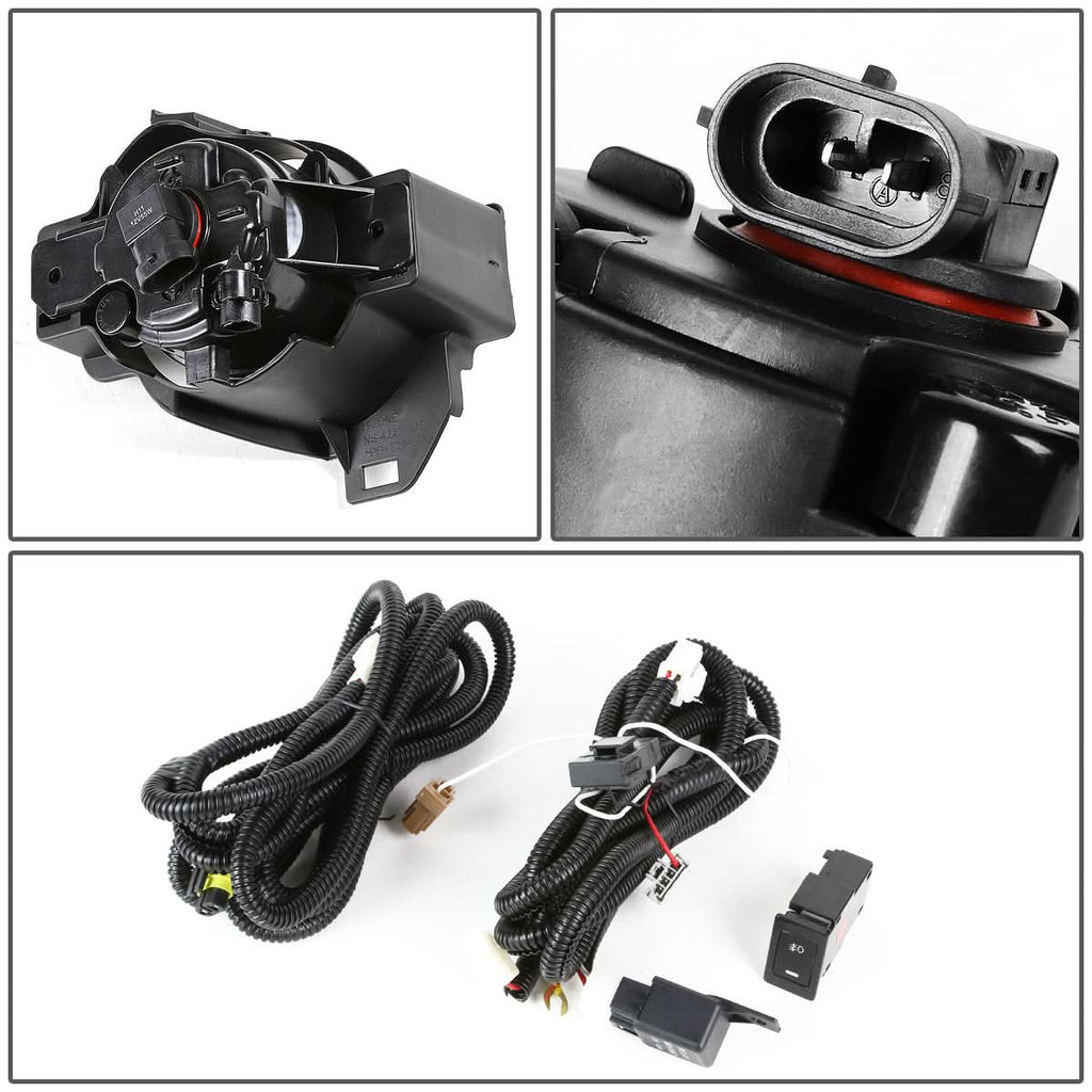 2010-2012 Nissan Altima Sedan Fog Lights with Switch and H11 Bulb