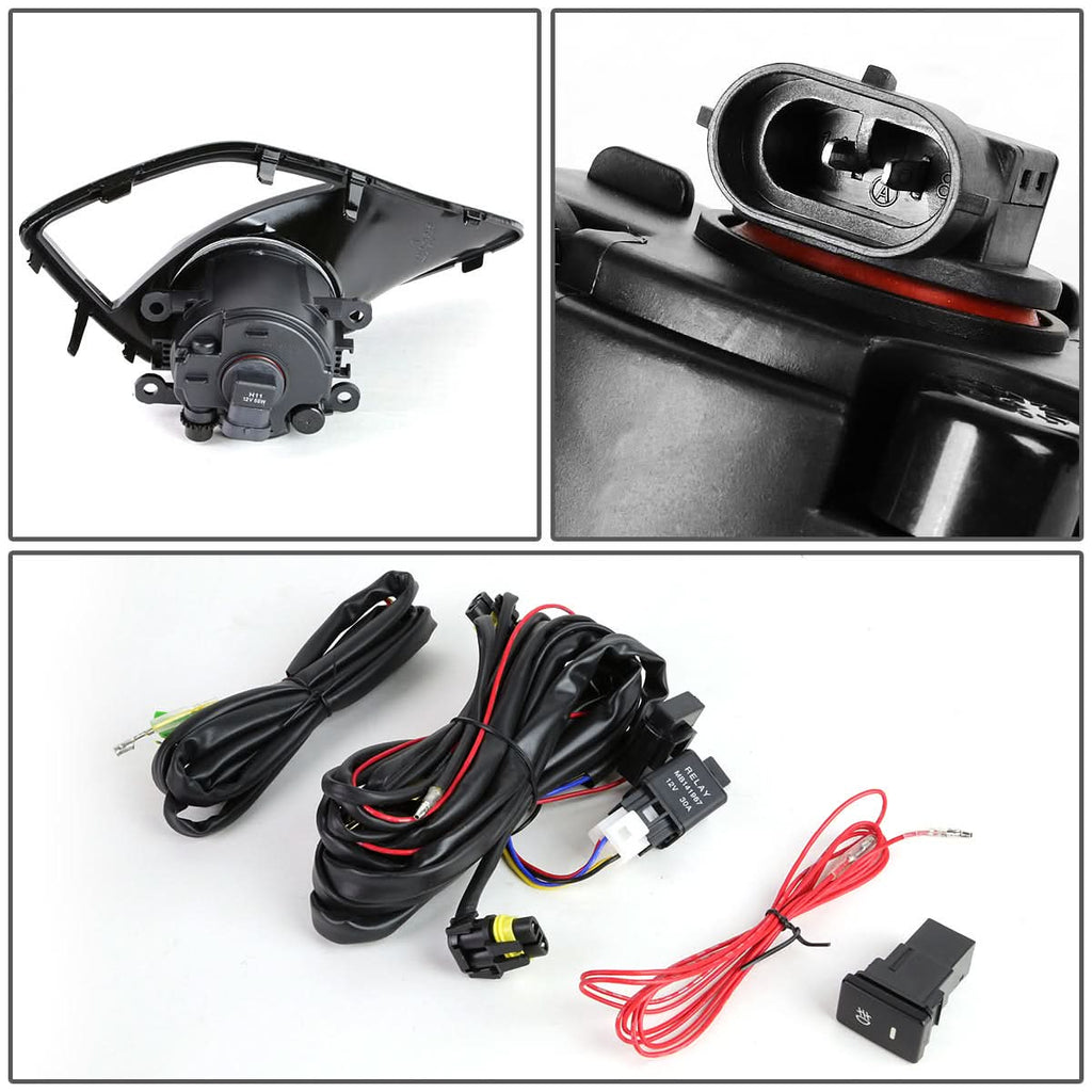 2013-2016 Scion FR-S Fog Lights with Switch & Bezel - Smoke