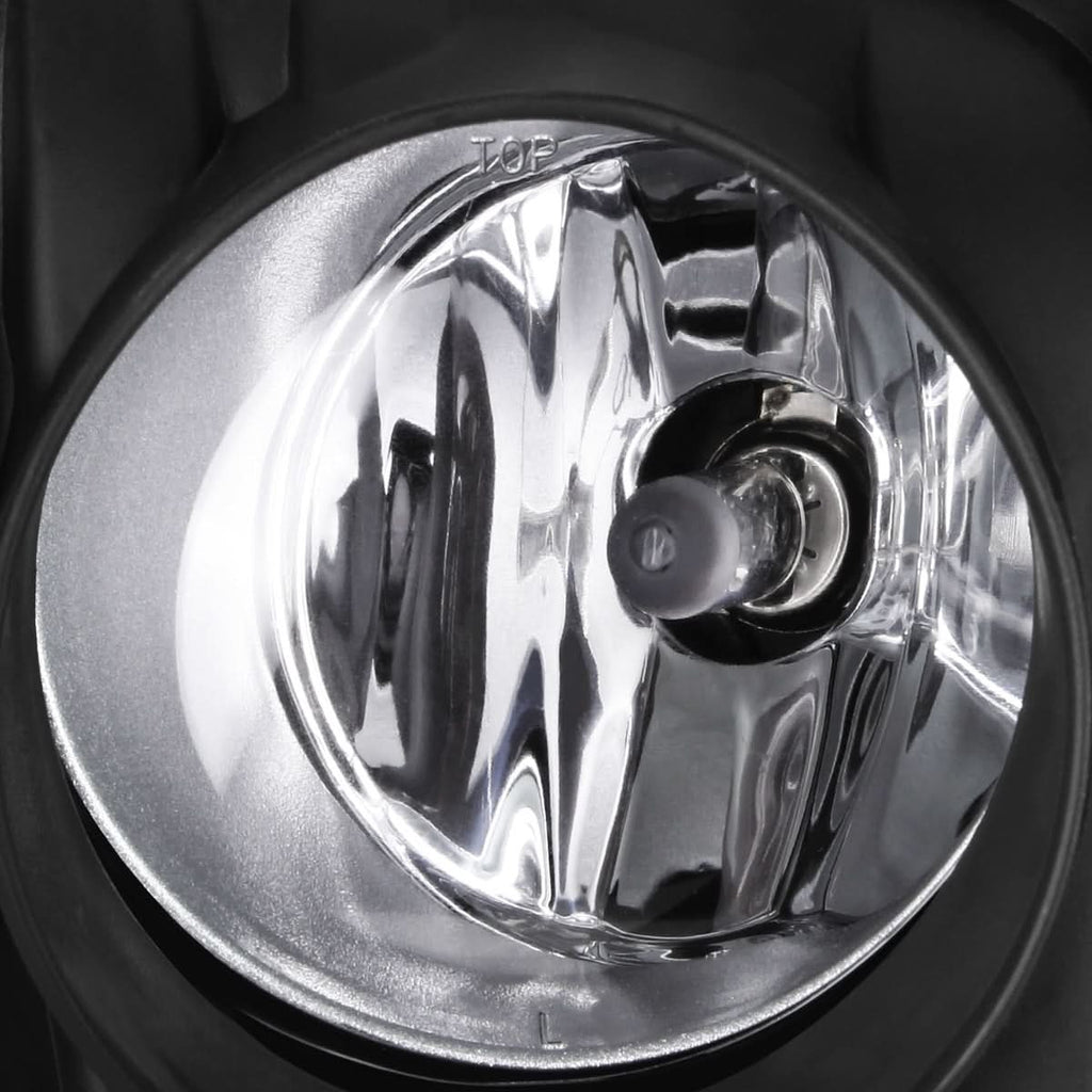 2014-2016 Scion tC Fog Lights with Switch & Bezel - Chrome/Clear