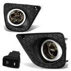 2013-2015 Honda Accord Coupe Fog Lights with Switch & Bezel - Smoke