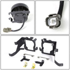 2003-2005 Honda Pilot Chrome Clear Fog Lights with Bezel H11
