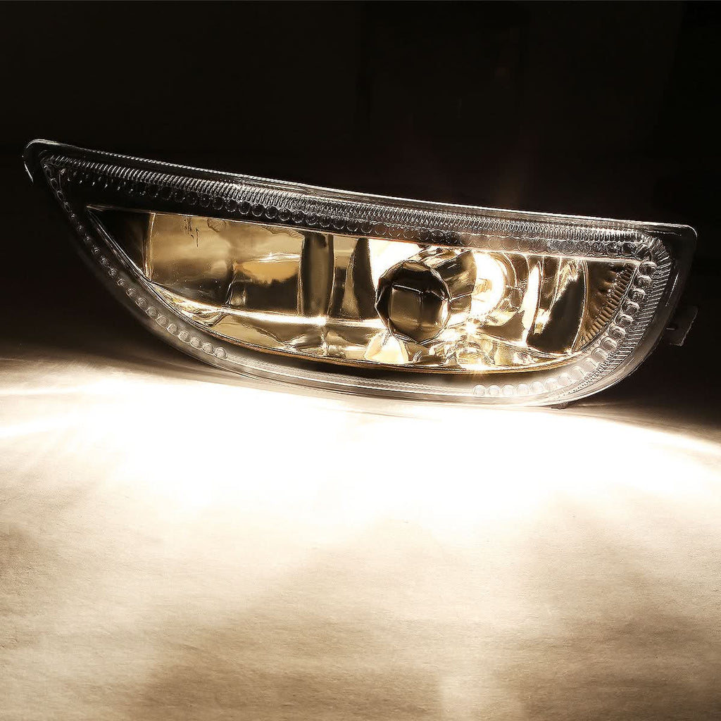 01-02 Toyota Corolla H11 Chrome Clear Fog Lights