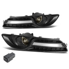 2013-2016 Nissan Sentra 4-Door Fog Lights with Switch & Bezel - Smoke