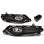 2016-2018 Honda HR-V Fog Lights with Switch & Bezel - Chrome/Clear